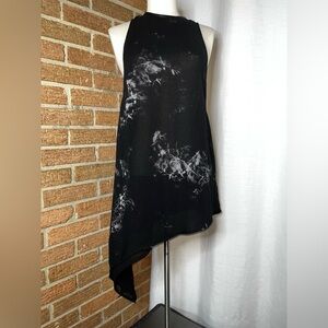 Black and White Asymmetrical Dress